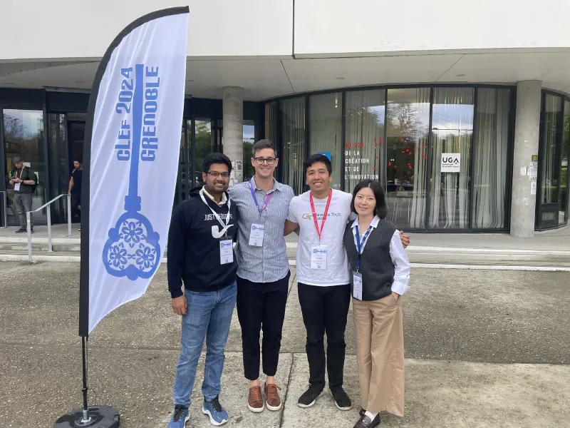 Group photo at CLEF 2024, Grenoble, France, Sept 9th 2024